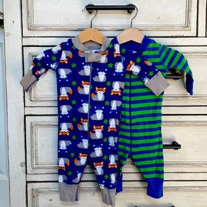 Set of 2 Hanna Andersson One Piece PJs